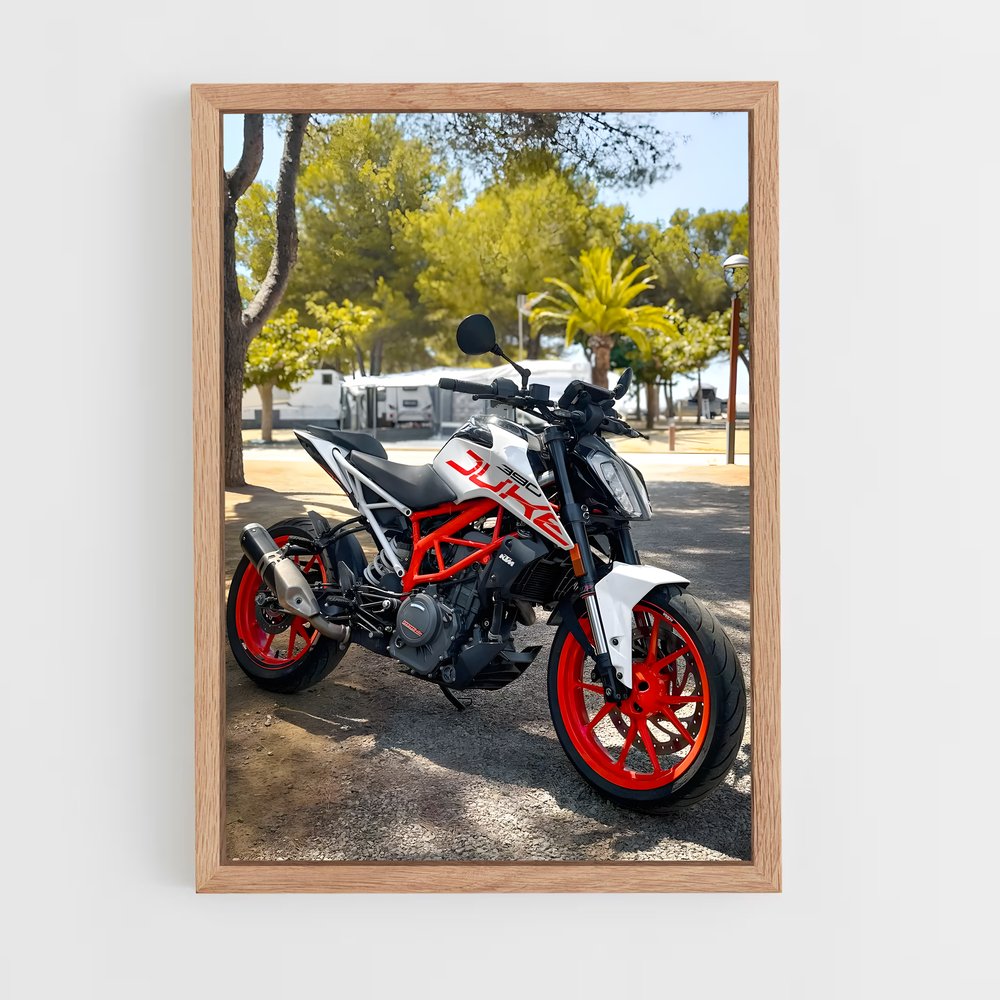 Poster Moto en Liberté – affiche KTM Moto (vue 4)